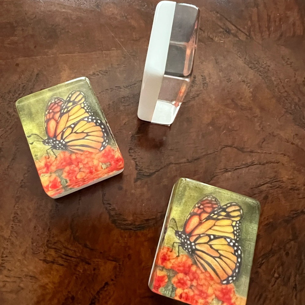 Butterfly Design Mah Jong Tiles